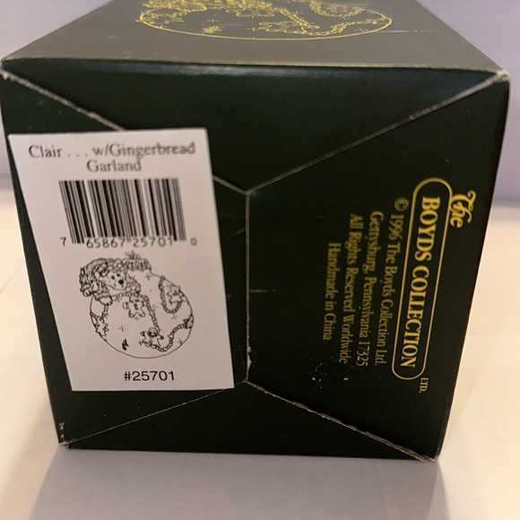 Boyd’s Bears Christmas ornament in the original box with certificate of authenti - Picture 15 of 15